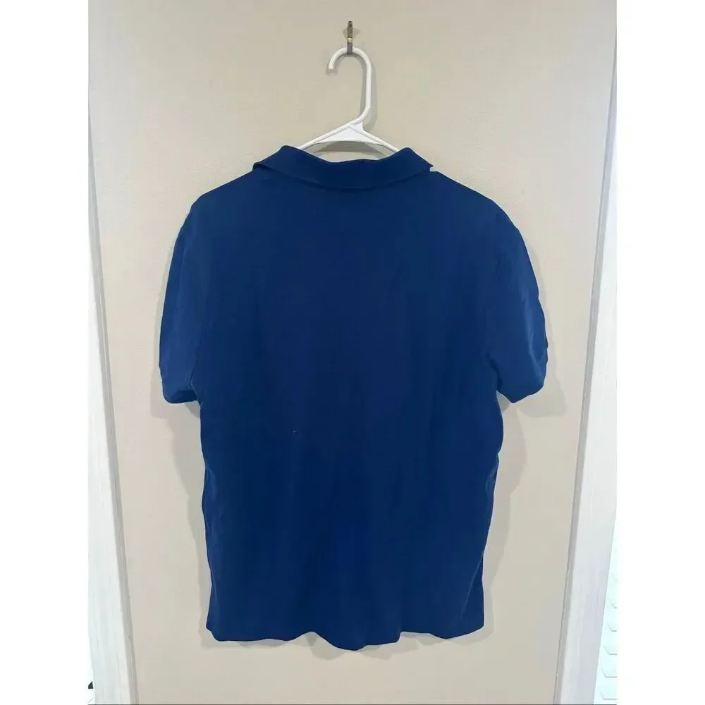 Polo Ralph Lauren Cotton Clim Fit Navy Polo Large